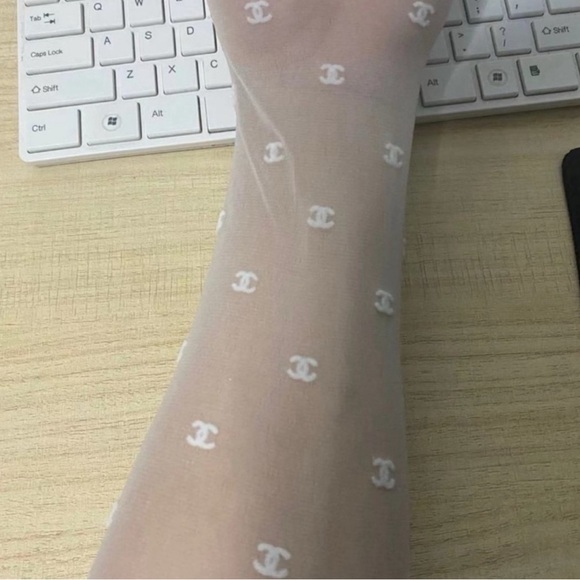 Stockings black and white - Picture 3 of 3